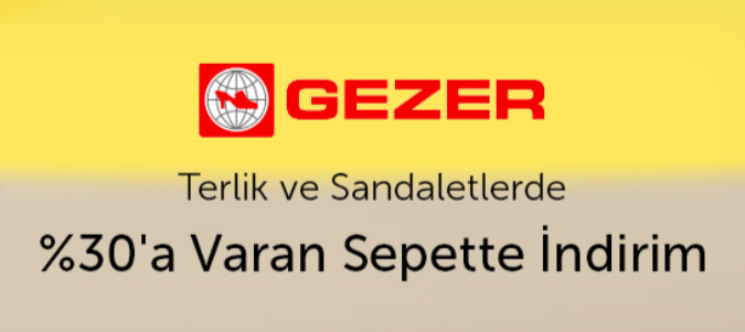 Gezer sepette indirim fırsatı