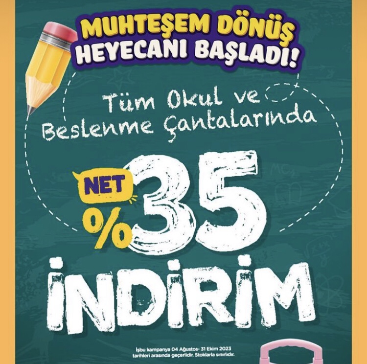 Tozz shop okul çantası indirimi