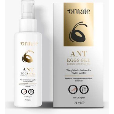 ORNATE COSMETICS Karınca Yumurtası Yağlı Tüy Azaltıcı Etkili Tüy Dökücü Jel