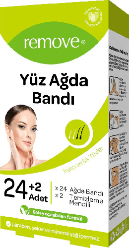 Remove İnatçı ve Sık Tüyler Sir Ağda Bandı