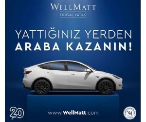 WellMatt'ın 20. Yılına Özel Tesla Y Çekiliş Kampanyası
