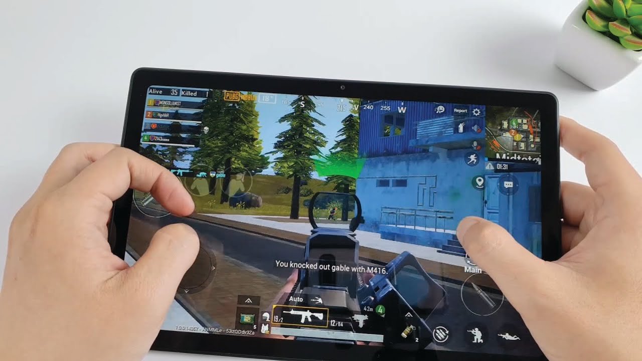 Samsung Galaxy Tab A7 10.4 (2020) test game Pubg Mobile | Gameplay and Battery Drain test - YouTube