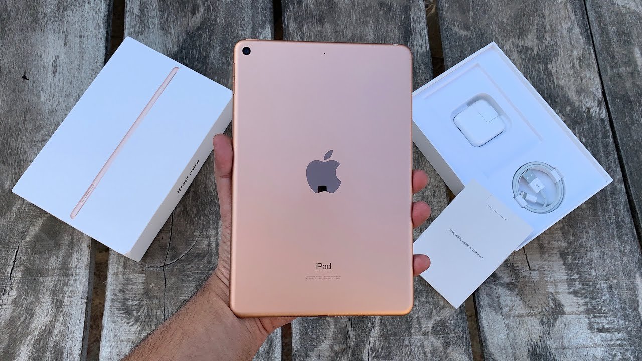 IPad mini 5 Gold unboxing and review | Apple iPad mini 5 PUBG test | IPad mini 5th Generation - YouTube