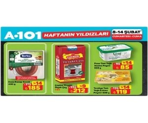 A101 8-14 Şubat 2025 Haftanın Yıldızları İndirim Kampanyası