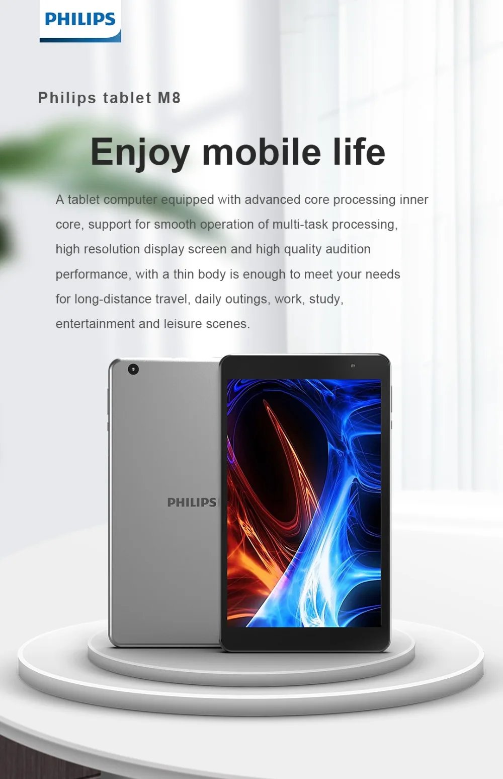 Philips orijinal Tablet 8 inç çocuklar Bluetooth Wifi Android 9.0 ile 3GB +  32GB|Tablets| - AliExpress