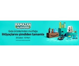 Amazon.com.tr'de Ramazan Alışverişi %15 İndirimli