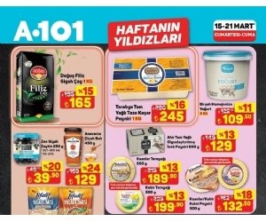 A101 15-21 Mart 2025 Haftanın En İyi Fırsatları Kampanyası
