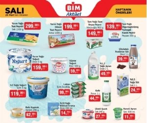 Bim 25 Mart 2025 Salı Aktüel Ürünler Kampanyası