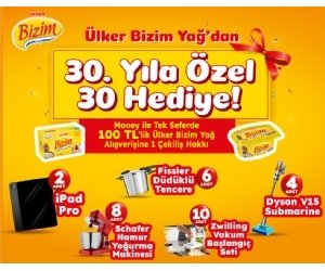 Bizim Yağın 30. Yılına Özel 30 Hediye Migros'ta