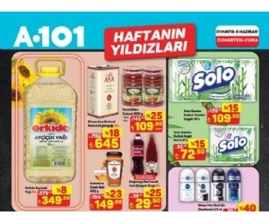 A101 31 May - 6 Haziran 2025 Haftanın Yıldızları İndirim Kampanyası