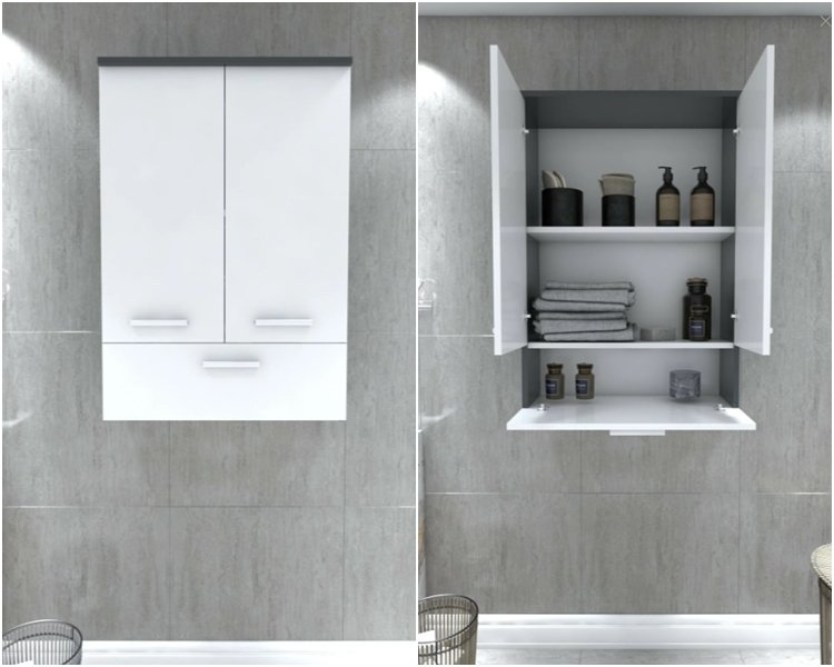 küçük banyo dolabı