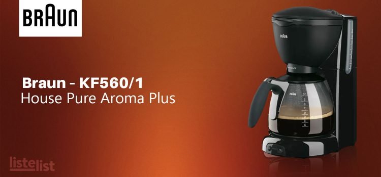 Braun – KF560/1 House Pure Aroma Plus Filtre Kahve