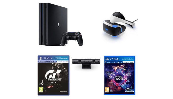 Sony PS4 Pro 1 TB + PS4 VR + PS4 Kamera V2