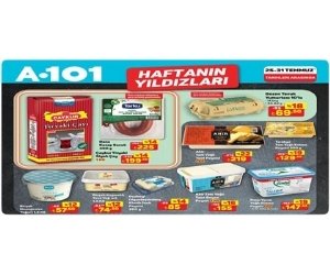 A101 25 - 31 Temmuz 2025 Haftanın Yıldızları Kampanyası