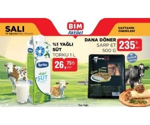 Bim 19 Ağustos 2025 Salı Aktüel Ürünler Kampanyası