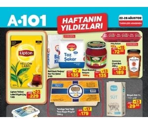 A101 22 - 28 Ağustos 2025 Haftanın Yıldızları İndirim Kampanyası