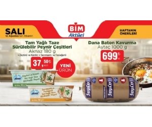 Bim 12 Ağustos 2025 Salı Aktüel Ürünler Kampanyası