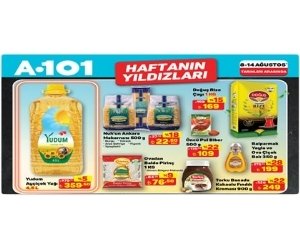 A101 8 - 14 Ağustos 2025 Haftanın Yıldızları Kampanyası