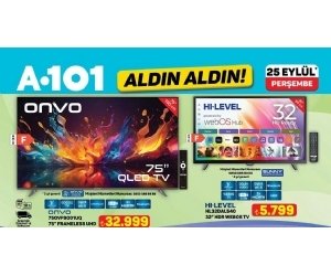 A101 25 Eylül 2025 Aldın Aldın Kampanyası