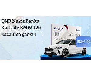 QNB Nakit Banka Kartı BMW 120 Çekiliş Kampanyası