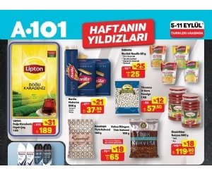 A101 5-11 Eylül 2025 Haftanın Yıldızları İndirimleri