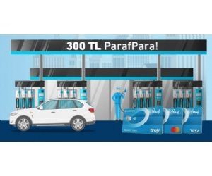 Paraf ile Akaryakıt Harcamalarınıza 300 TL ParafPara