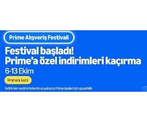 Amazon Prime Alışveriş Festivali 2025