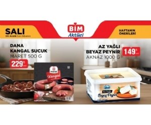 Bim 9 Aralık 2025 Salı Aktüel Ürünler Kampanyası