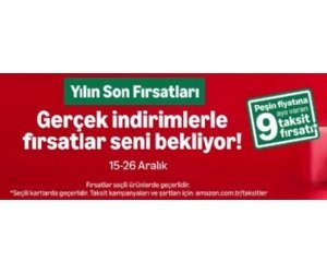 Yılın Son Fırsatları Amazon.com.tr'de Başladı