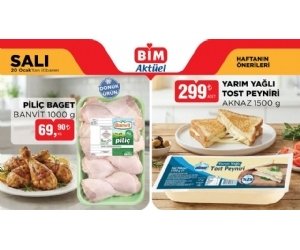 Bim 20 Aralık 2026 Salı Aktüel Ürünler Kampanyası