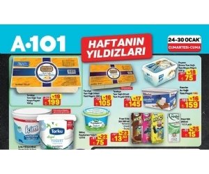 A101 24-30 Ocak 2026 Haftanın Yıldızları İndirimleri