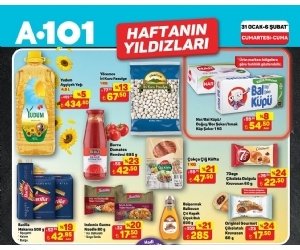 A101 31 Ocak - 6 Şubat 2026 Haftanın Yıldızları İndirimleri Kampanyası
