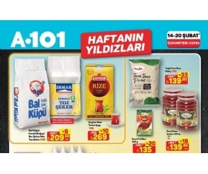 A101 14 - 20 Şubat 2026 Haftanın Yıldızları Kampanyası