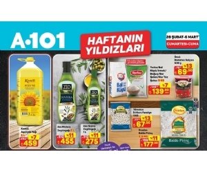A101 28 Şubat - 6 Mart 2026 Haftanın Yıldızları İndirimleri