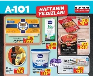 A101 18-24 Nisan 2026 Haftanın Parlak Yıldızları Kampanyası
