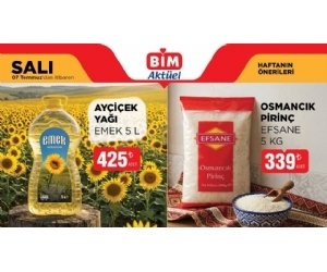 Bim 7 Temmuz 2026 Salı Aktüel Ürünler Kampanyası