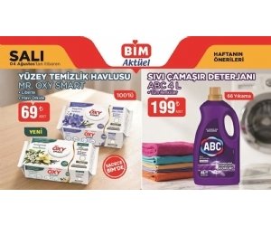 Bim 4 Ağustos 2026 Salı Aktüel Ürünler Kampanyası