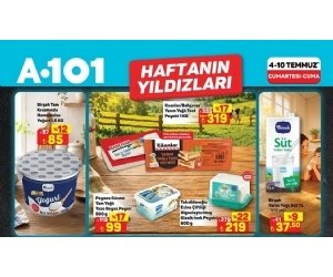A101 4 - 10 Temmuz 2026 Haftanın Yıldızları Kampanyası