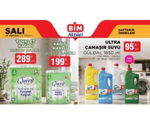 Bim 25 Ağustos 2026 Salı Aktüel Ürünler Kampanyası