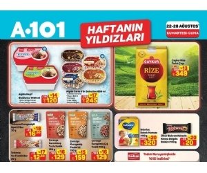 A101 22 - 28 Ağustos 2026 Haftanın Öne Çıkan Ürünleri Kampanyası