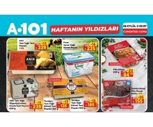 A101 26 Eylül - 2 Ekim 2026 Haftanın Yıldızları Kampanyası